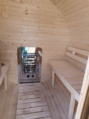 Steam & Oak Gas Barrel Sauna 1.8m (Electric Option) - view 5