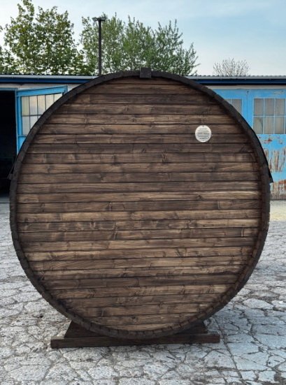 Steam & Oak Gas Barrel Sauna 1.8m (Electric Option) - view 4
