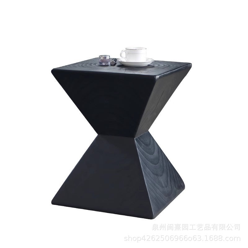 Ji Ji Feng Log Sofa And Tea Table Creative Living Room Side Table Hotel Homestay Furniture - view 6