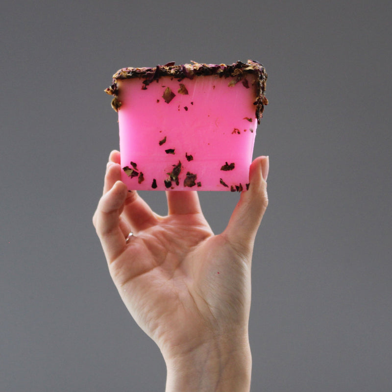 Pack of 13 Rose & Rose Petals Soap Bars