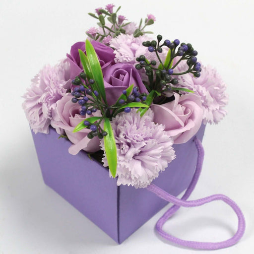 Soap Flower Bouquet - Lavender Rose & Carnation - image 2