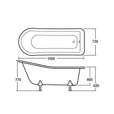 Pembridge freestanding bath - image 3