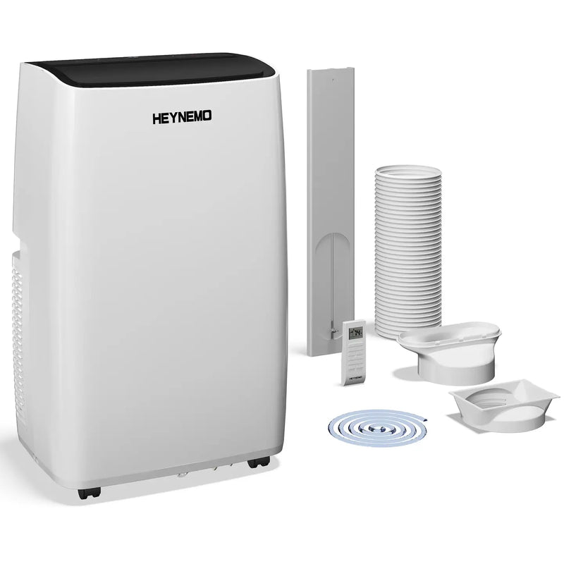 4,000 BTU Portable Air Conditioner with Heating and Wi-Fi in White