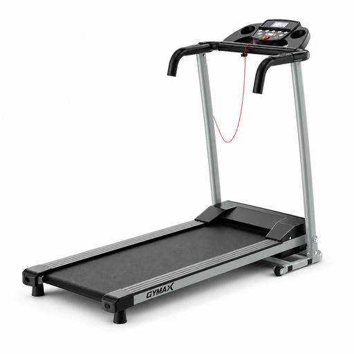 Foldable Treadmill with 12 Preset Programs & LCD Display Black