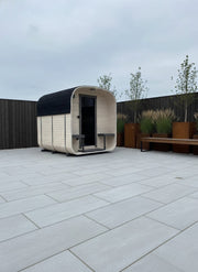 Steam & Oak Gas Cube Sauna 2.4m with Porch (Electric or Wood-Fired) - view 7