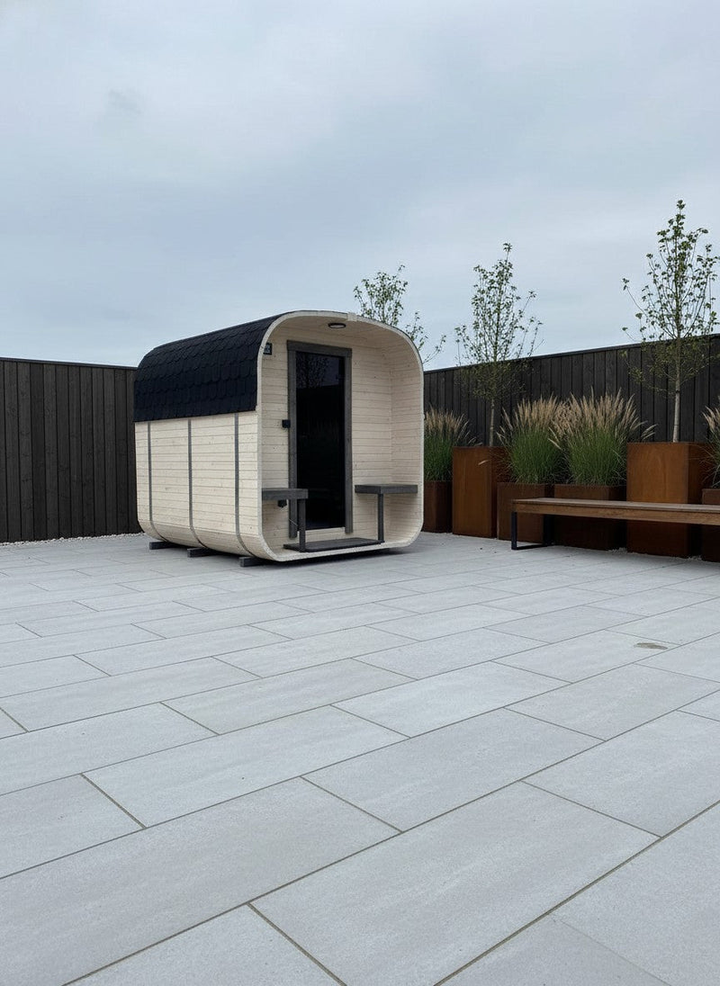 Steam & Oak Gas Cube Sauna 2.4m with Porch (Electric or Wood-Fired) - view 7