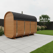 Steam & Oak Gas Cube Sauna 3.4m Premium L-Bench (Electric or Wood-Fired) - view 12