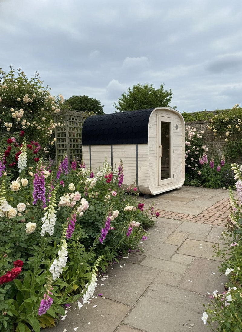 Steam & Oak Gas Cube Sauna 2.4m with Porch (Electric or Wood-Fired) - view 20