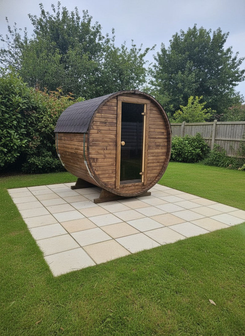 Steam & Oak Gas Barrel Sauna 1.8m (Electric Option) - view 8