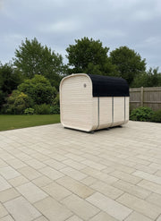Steam & Oak Gas Cube Sauna 2.4m with Porch (Electric or Wood-Fired) - view 4
