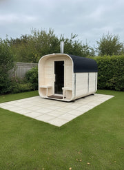 Steam & Oak Gas Cube Sauna 2.4m with Porch (Electric or Wood-Fired) - view 3