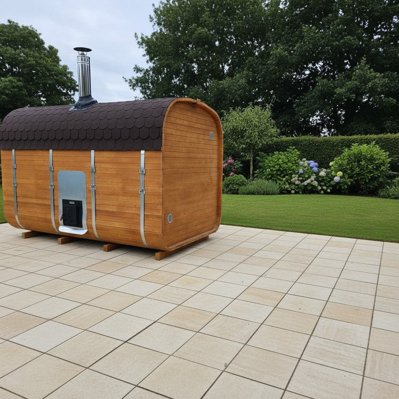 Steam & Oak Gas Cube Sauna 3.4m Premium L-Bench (Electric or Wood-Fired) - view 5