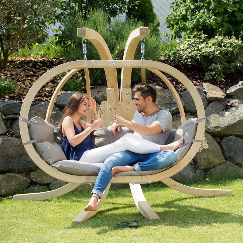 Globo Royal Double Hanging Egg Chair Set - image 8