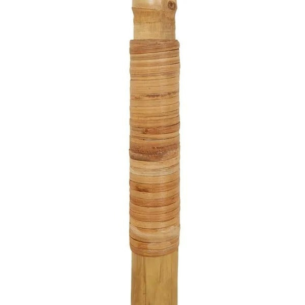 vidaXL Garden Parasol | Brown | Bamboo pole, Banana leaf roof | 270 cm diameter