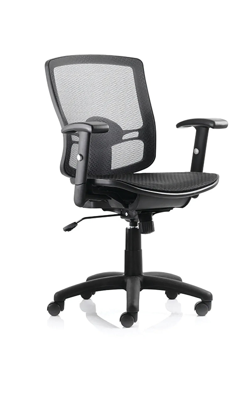 Portland All Mesh Task Operator Chair with Height Adjustable Arms - office lifestyle setting