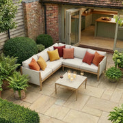 Maze New York 6 Seat Dining Set - garden
