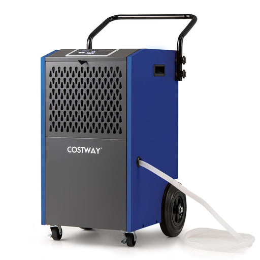 73 L/Day Industrial Dehumidifier with Drain Hose and Timer