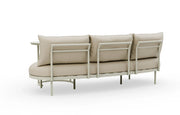 Kiki Beige 3-Seater Curved Garden Sofa and Coffee Table - image 4