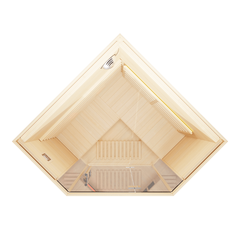 KOVE Corner Full Spectrum Infrared Sauna – 3–4 Person - view 8