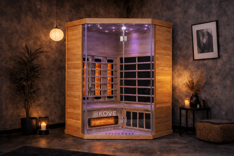 KOVE Corner Full Spectrum Infrared Sauna – 3–4 Person - view 10