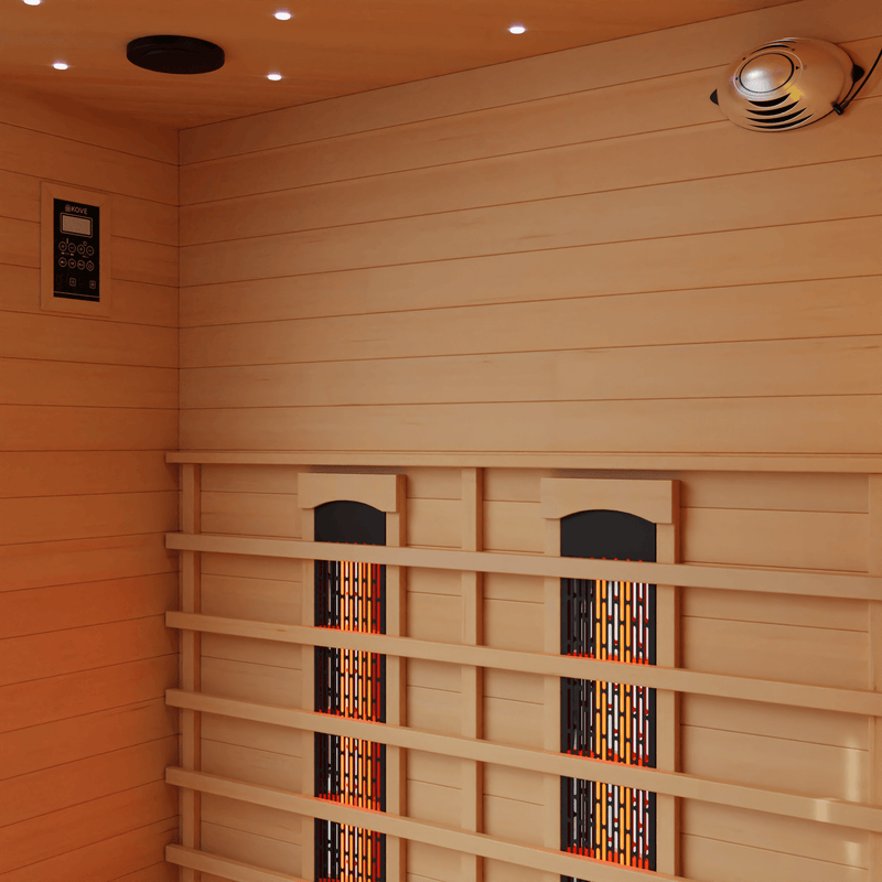 KOVE Corner Full Spectrum Infrared Sauna – 3–4 Person - view 9