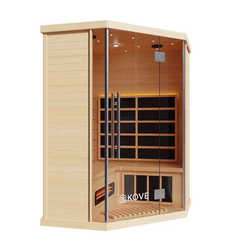 KOVE Corner Full Spectrum Infrared Sauna – 3–4 Person - view 4