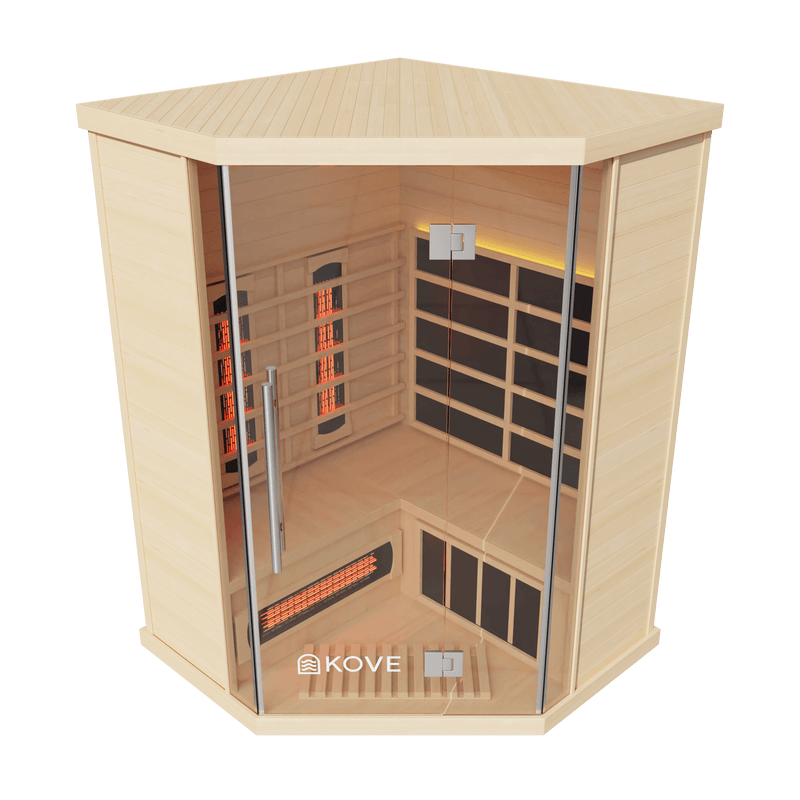 KOVE Corner Full Spectrum Infrared Sauna – 3–4 Person - view 7