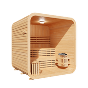 KOVE Cube Sauna 3–4 Person Outdoor Sauna – Premium Spruce Wood, 6kW Harvia Heater - image 6