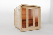 KOVE Cube Sauna 3–4 Person Outdoor Sauna – Premium Spruce Wood, 6kW Harvia Heater - image 9