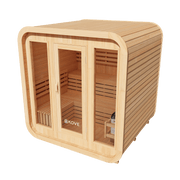 KOVE Cube Sauna 3–4 Person Outdoor Sauna – Premium Spruce Wood, 6kW Harvia Heater - image 5