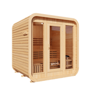 KOVE Cube Sauna 3–4 Person Outdoor Sauna – Premium Spruce Wood, 6kW Harvia Heater - image 2