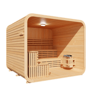 KOVE Cube Sauna 5–6 Person Outdoor Sauna – Premium Spruce Wood, 8kW Harvia Heater - image 7