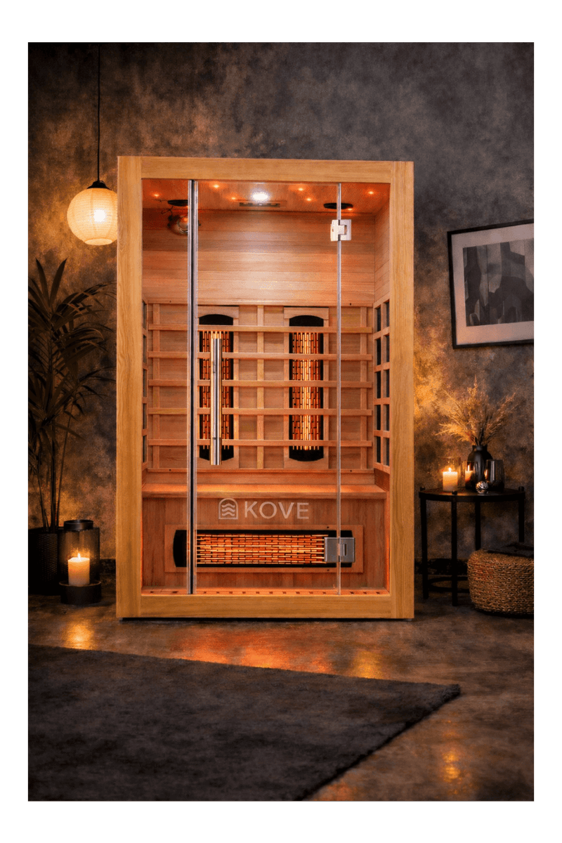 KOVE Full Spectrum Infrared Sauna – 2 Person - image 8