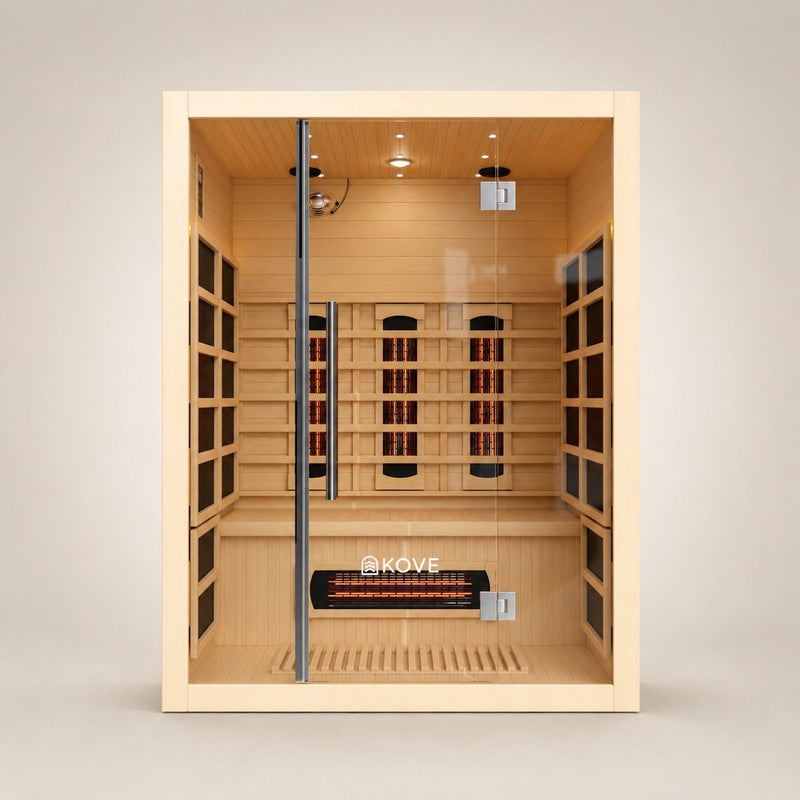 KOVE Full Spectrum Infrared Sauna – 3 Person