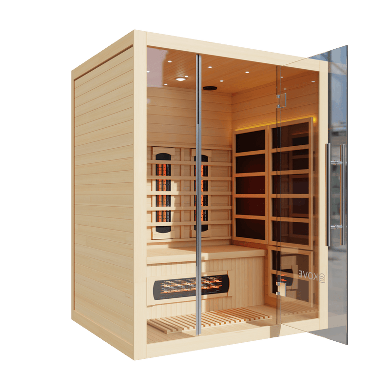 KOVE Full Spectrum Infrared Sauna – 3 Person