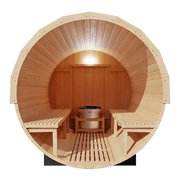 KOVE Outdoor Barrel Sauna – 4–6 Person Garden Sauna with 6kW Harvia Electric Heater - image 6