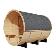 KOVE Outdoor Barrel Sauna – 4–6 Person Garden Sauna with 6kW Harvia Electric Heater - image 9
