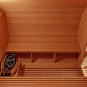 KOVE Outdoor Barrel Sauna – 4–6 Person Garden Sauna with 6kW Harvia Electric Heater - image 11