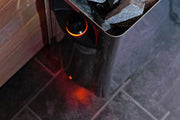 KOVE x Harvia The Wall SW80 8kW Sauna Heater – Stainless Steel Electric Heater with Built-In Controls - view 2