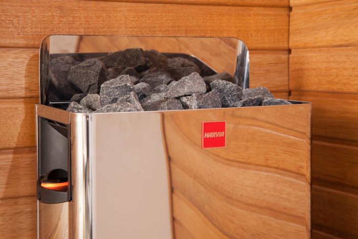 KOVE x Harvia The Wall SW80 8kW Sauna Heater – Stainless Steel Electric Heater with Built-In Controls - view 5