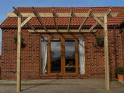 Wall Mounted Wooden Pergola Kit - Longhorn Design - image 2