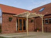 Wall Mounted Wooden Pergola Kit - Longhorn Design - image 5
