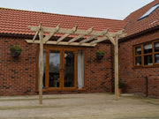 Wall Mounted Wooden Pergola Kit - Orchid Design - image 6