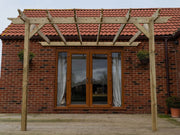 Wall Mounted Wooden Pergola Kit - Orchid Design - image 4