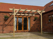 Wall Mounted Wooden Pergola Kit - Corbel Design - image 2