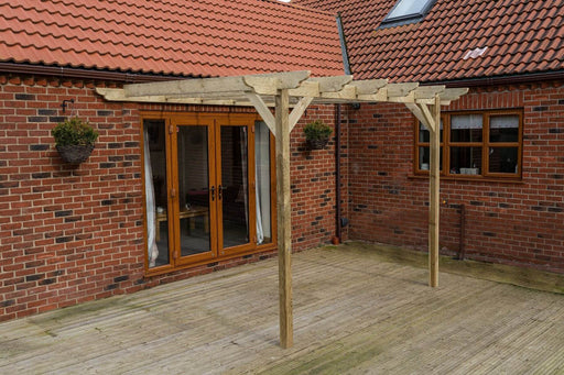 Wall Mounted Wooden Pergola Kit - Dinasty Design - image 2