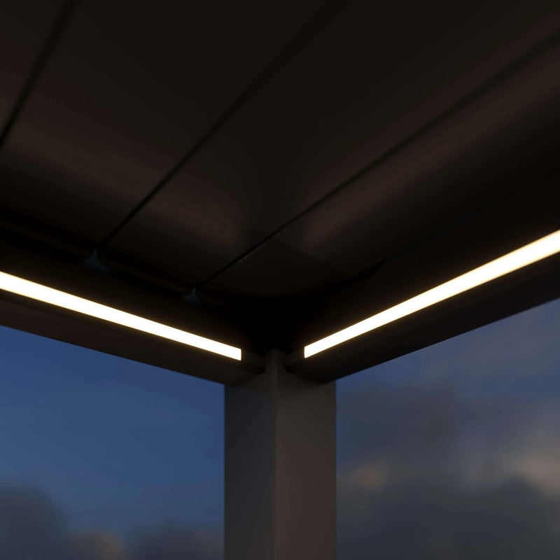 Aluminium Pergola 4m x 3m Free Standing with LED Package - image 3