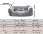 THE LINCOLN - LUXURY TWEED BOLSTER DOG BED - image 4