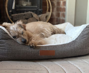 THE LINCOLN - LUXURY TWEED BOLSTER DOG BED - image 14