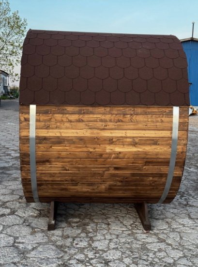 Steam & Oak Gas Barrel Sauna 1.8m (Electric Option) - view 14